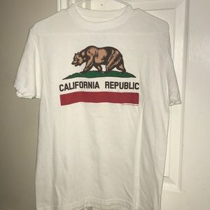 California Republic White T-Shirt